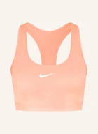 Biustonosze - Nike Biustonosz Sportowy Swoosh orange - miniaturka - grafika 1
