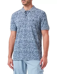 Camel Active Męska koszulka polo 409965/7p13, niebieski (Night Blue), S - Koszulki męskie - miniaturka - grafika 1
