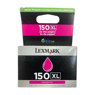 14N1616E LEXMARK 150 XL WKŁAD ATRAMENTOWY MAGENTA - Tusze oryginalne - miniaturka - grafika 1
