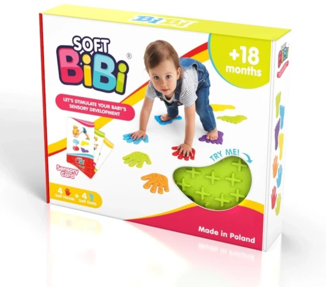 Meli BiBi Sensory Hands & Feet - sensoryczna ścieżka ruchowa 18m+ EDUKAMP