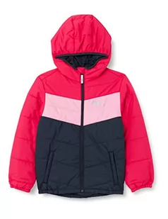 Jack Wolfskin Unisex dziecięca Three Hills Jacket, Pink Dahlia, 176 - Kurtki i płaszcze dla chłopców - miniaturka - grafika 1