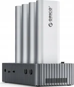 Obudowy i kieszenie na dyski twarde - Stacja dokująca do dysków z funkcją klonowania na 4x M.2 NVME - szara - miniaturka - grafika 1