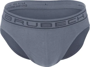 Brubeck BE00290A Slipy męskie COMFORT COTTON stalowy M - Majtki męskie - miniaturka - grafika 1