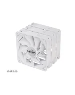 Wentylatory komputerowe - Akasa viper, white fan 12cm, 120x120x25mm, hdb, 4 pin (57233) - miniaturka - grafika 1
