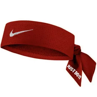 Opaska na głowę Nike Dri-Fit Terry (kolor Czerwony) - Ozdoby do włosów - miniaturka - grafika 1