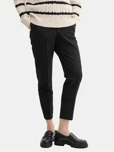Tom Tailor Denim Chinosy 1043858 Czarny Slim Fit - Spodnie damskie - miniaturka - grafika 1