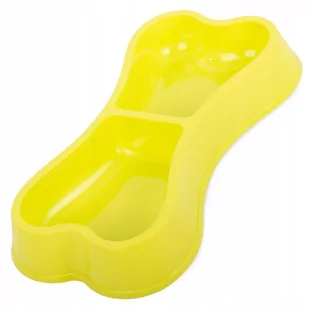 Miska Plastikowa Dla Psa Kota Podwójna 150ml x 2 - Miski dla psów - miniaturka - grafika 1