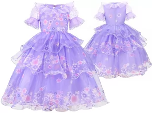 Strój Przebranie Sukienka Madrigal Encanto Isabela Falbanki 134/140 (140) - Stroje karnawałowe Strój Przebranie Sukienka Madrigal Encanto Isabela Falbanki 134/140 (140) - Stroje karnawałowe - miniaturka - grafika 1