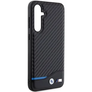 Etui BMW BMHCS23FE22NBCK Samsung Galaxy S23 FE Leather Carbon czarny/black - Etui i futerały do telefonów - miniaturka - grafika 5