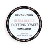Pudry do twarzy - Makeup Revolution Ultra Matte HD Sypki Puder Transparentny - miniaturka - grafika 1