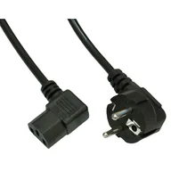 Kable komputerowe i do monitorów - Akyga Kabel zasilający AK-PC-12A CEE 7/7 - IEC C13 kątowy 250V 10A 3m AK-PC-12A - miniaturka - grafika 1