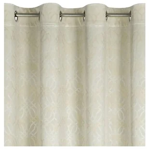 Zasłona 140 x 250 Dekoracyjna Velvet Areta Kremowy - Zasłony - miniaturka - grafika 1
