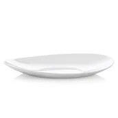 Talerze - Talerz deserowy Prometeusz 22 cm biały - miniaturka - grafika 1