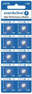 EverActive Bateria Pastylkowa G3 LR736 LR41 Lithium Battery 1,5v 10szt - Baterie i akcesoria - miniaturka - grafika 3