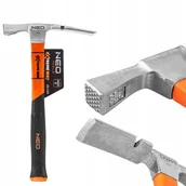 Narzędzia murarskie - Neo Młotek murarski Młotek murarski 600 g trzonek z włókna szklanego 25-133 - miniaturka - grafika 1