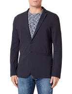 Marynarki męskie - JACK & JONES Męska marynarka Jprblabeck Sweat Blazer Sn, granatowy blezer, S - miniaturka - grafika 1