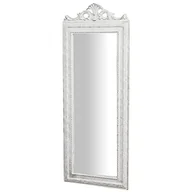 Lustra - Biscottini Lustro sypialnia 91x34x5 cm Made in Italy | Antyczne białe lustro shabby | Wall Lusterko | Lustro ścienne - miniaturka - grafika 1