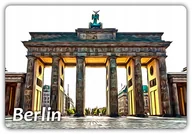 Magnesy - BERLIN - Brandenburger Tor - Brama Brandenburska - Magnes na lodówkę - miniaturka - grafika 1
