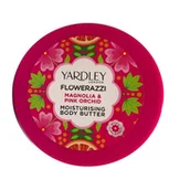 Balsamy i kremy do ciała - Yardley, London Flowerazzi Magnolia & Pink Orchid, Nawilżające masło do ciała, 200 ml - miniaturka - grafika 1