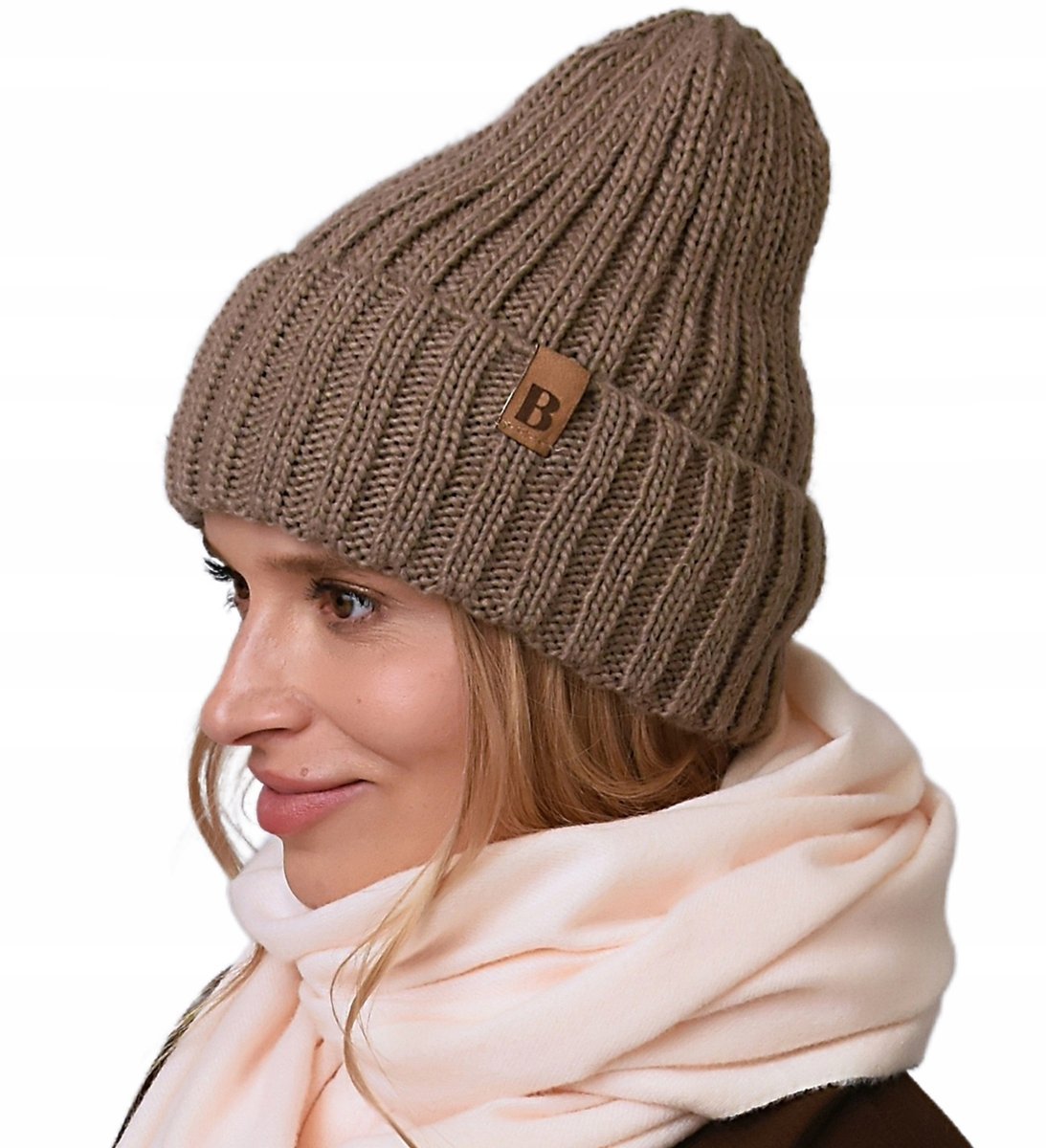 ZIMOWA ciepła CZAPKA damska wełna POLSKI produkt ZIMA stylowa modne kolory