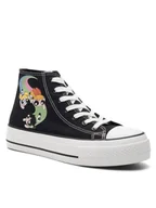 Buty dla dziewczynek - Sprandi Trampki GP40-AW23-119WBPPG-A Czarny - miniaturka - grafika 1