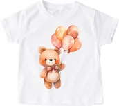 Koszulki dla dziewczynek - Koszulka z misiem dla dziecka misiaczek14 - miniaturka - grafika 1