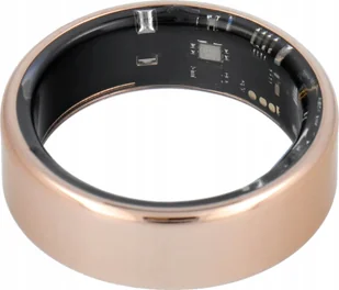 Smartwatch OEM Smart Ring R11M- inteligentny pierścień ze stali ze stacją ładującą rozmiar 10 19,8mm złoty - Smartband - miniaturka - grafika 1
