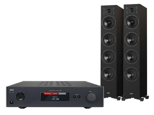 NAD C 368 (czarny) + Diva 6 (czarny) - Zestawy stereo - miniaturka - grafika 1