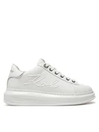 Sneakersy damskie - KARL LAGERFELD Sneakersy Kapri KL62548F Biały - miniaturka - grafika 1
