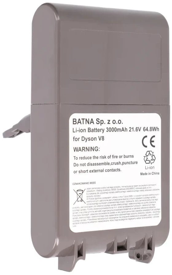Dyson bateria, akumulator do odkurzacza V8 21.6V 3000mAh