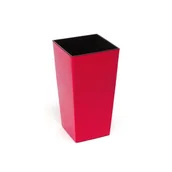 Donice - Doniczka FINEZJA 19 x 19 czerwony Lamela - miniaturka - grafika 1