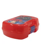 Sztućce dla dzieci - Avengers Pojemnik "Avengers" w kolorze czerwonym na lunch - 17 x 14 x 7 cm - miniaturka - grafika 1
