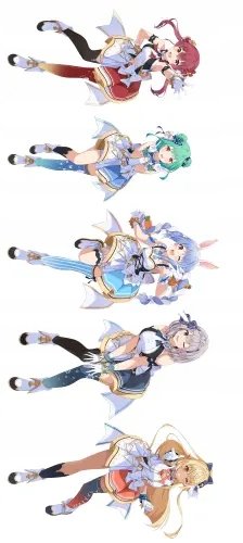 Plakat Anime Manga HoloLIVE holo_062 A1+ (custom)