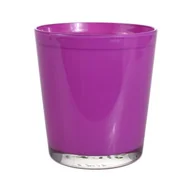 Donice - Osłonka szklana storczyk cyntia 13 x 13,5 cm jasny róż satynowy mat CERMAX - miniaturka - grafika 1