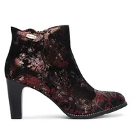 Botki damskie - Botki Laura Vita Albane 198 Czerwony - miniaturka - grafika 1