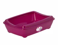 Kuwety dla kotów - PET NOVA Cat Life Kitty Tray - Kuweta otwarta z ramką - różowa - miniaturka - grafika 1