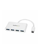 Huby USB - Startech HUB USB 4 PORT USB 3.0 C HUB C TO A HB30C4ABW - miniaturka - grafika 1