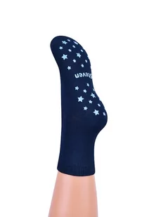 SKARPETY STEVEN 164 NIEMOWLĘCE ABS (kolor szary, rozmiar 17-19) - Skarpetki damskie - miniaturka - grafika 3