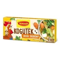 Buliony i przyprawy w kostkach - Winiary Kogutek Rosół drobiowy 108 g - miniaturka - grafika 1