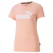 Koszulki i topy damskie - Koszulka damska Puma ESS Logo Heather Tee brzoskwiniowa 586876 26 - miniaturka - grafika 1