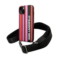 Etui i futerały do telefonów - Karl Lagerfeld Etui na telefon iPhone 14 Plus 6,7" różowy KLHCP14MSTSTP - miniaturka - grafika 1