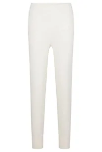 HUGO Damskie spodnie Sajity, Open White110, M - Spodnie damskie - miniaturka - grafika 1