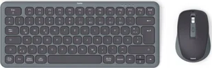 Klawiatura + mysz Hama Hama ZESTAW KLAWIATURA I MYSZ MULTI-DEVICE WKM-500 CZARNO-SZARY U81730610000 - Zestawy myszka + klawiatura - miniaturka - grafika 1