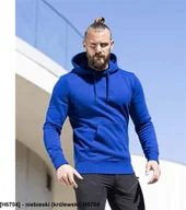 Bluzy męskie - Ardon ARDON RIVARY - Męska bluza kangurek elastyczny śćiągacz pa i rękawy 65 % bawełna, 35 % poliester, 320 g/m2 - niebieski królewski H6704 4XL - miniaturka - grafika 1