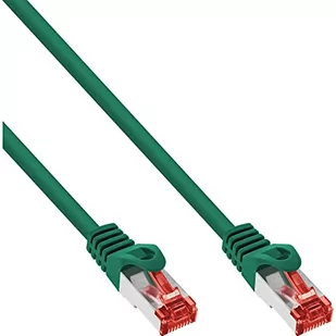 InLine Patchcord S/FTP PiMF Cat.6 250MHz halogen free zielony 10m 76900G - Patchcordy - miniaturka - grafika 1