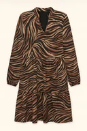 Sukienki - Sukienka VILA, r. 40, Brązowa Zebra, Nomad/Brown - miniaturka - grafika 1
