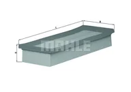 Filtry powietrza - Filtr powietrza Mahle LX 1601 - miniaturka - grafika 1