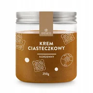 Słodkie kremy i masła - KREM do smarowania CIASTECZKOWY KORZENNY gładki 250g DESEO - miniaturka - grafika 1