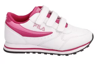 Buty dla dziewczynek - Buty dziecięce Fila Orbit Velcro Low sportowe-35 - grafika 1