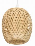 Lampy sufitowe - Lampa wisząca BOHO bambusowa 25cm DMT50 - miniaturka - grafika 1